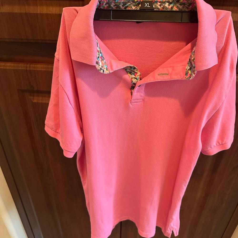 Jared Lang Pink Polo Shirt